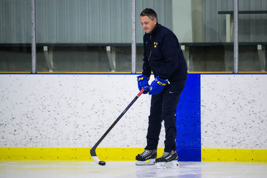 Head coach Tomas Montén of the Swedish under-20 national