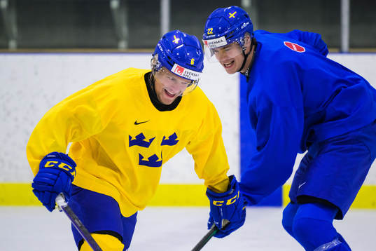 Måns Forsfjäll and William Wallinder of the Swedish