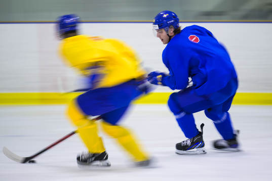 Liam Öhgren of the Swedish under-20 national ice hockey