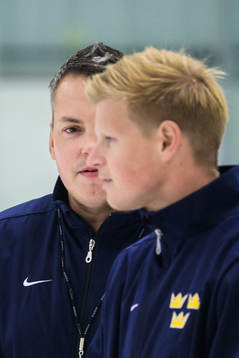 Head coach Tomas Montén and assistant coach Patrik