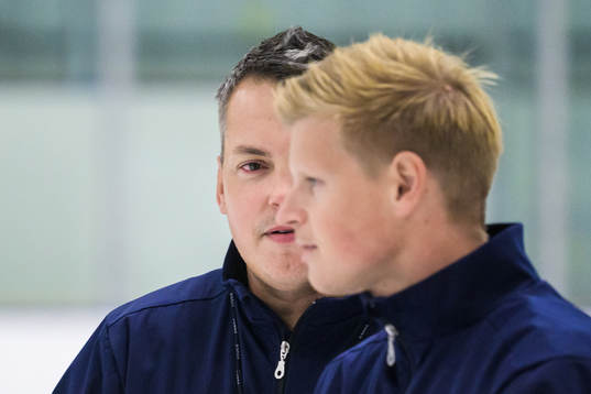 Head coach Tomas Montén and assistant coach Patrik