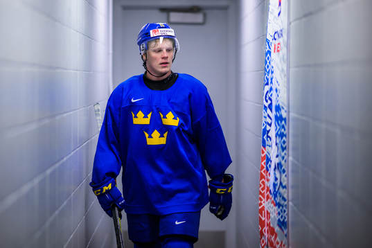 Åke Stakkestad of the Swedish under-20 national ice hockey