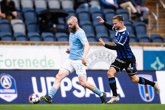Malmö FFs Jo Inge Berget och Sirius Dennis Widgren