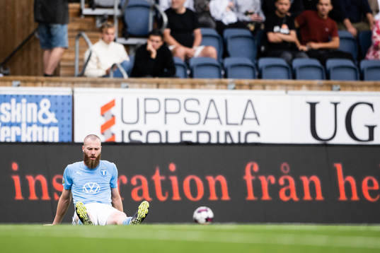 Malmö FFs Jo Inge Berget har ont