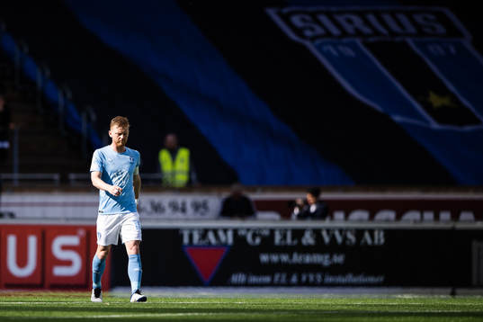 Malmö FFs Anders Christiansen deppar