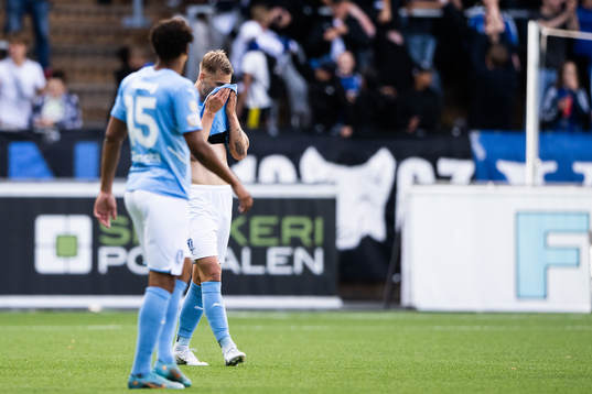 Malmö FFs Felix Beijmo deppar