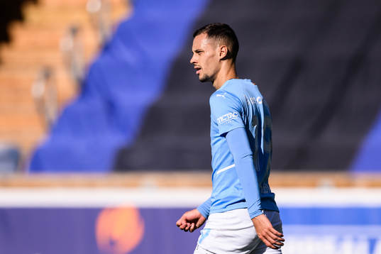 Malmö FFs Veljko Birmancevic deppar