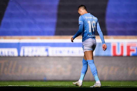 Malmö FFs Veljko Birmancevic deppar