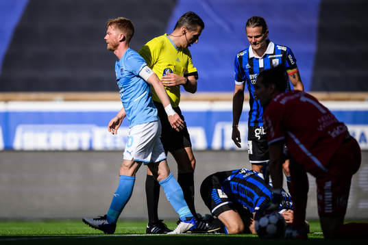 Malmö FFs Anders Christiansen och Sirius Marcus