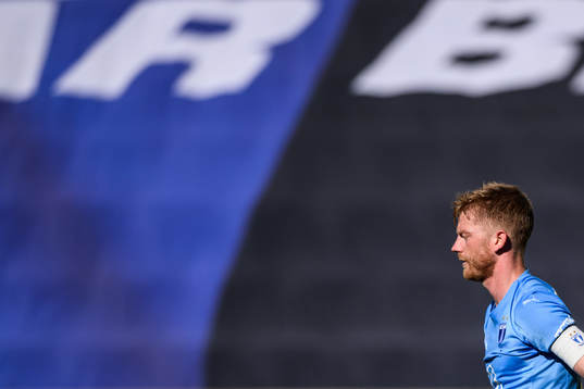 Malmö FFs Anders Christiansen deppar