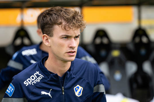 Halmstads Alexander Johansson före fotbollsmatchen i