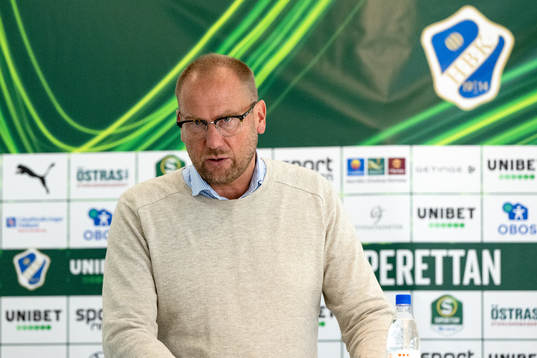 Halmstads tränare Magnus Haglund