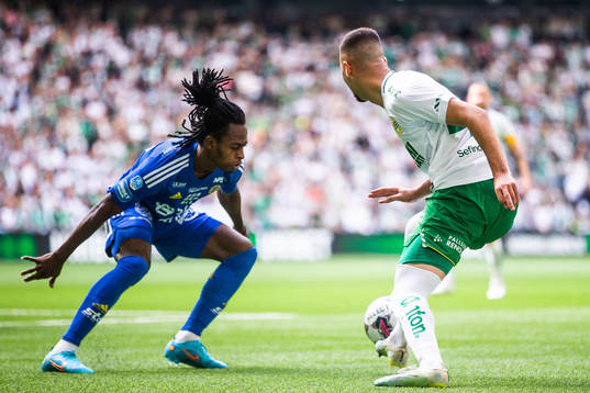 Sundsvalls Ronaldo Damus och Hammarbys Abdelrahman Saidi