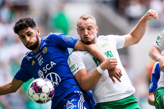 Sundsvalls Paya Pichkah och Hammarbys Veton Berisha