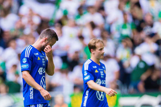 Sundsvalls Robert Lundström och Saku Ylätupa deppar