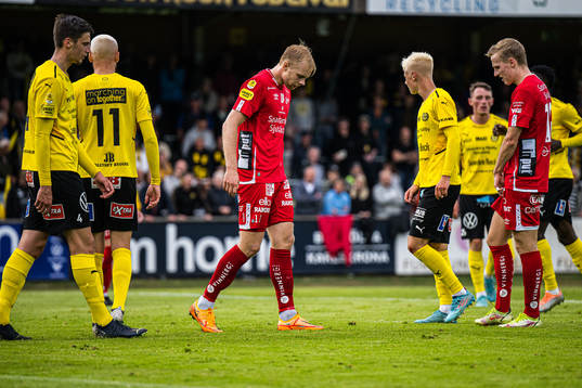 Elfsborgs Sveinn Gudjohnsen deppar