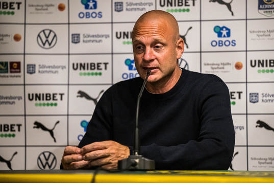 Mjällbys tränare Andreas Brännström
