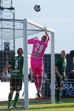 Varbergs målvakt Fredrik Andersson och André Boman
