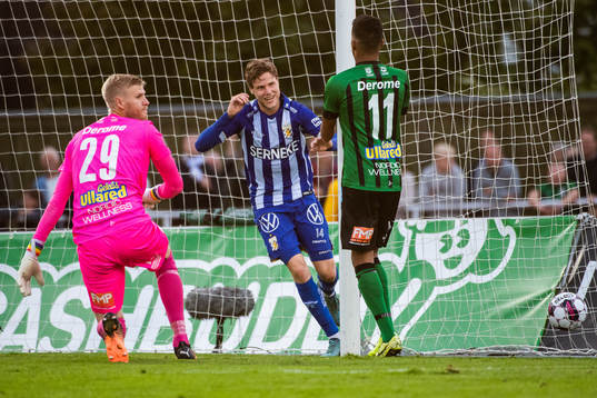 IFK Göteborgs Gustaf Norlin jublar