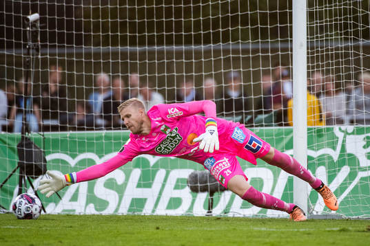 Varbergs målvakt Philip Mårtensson