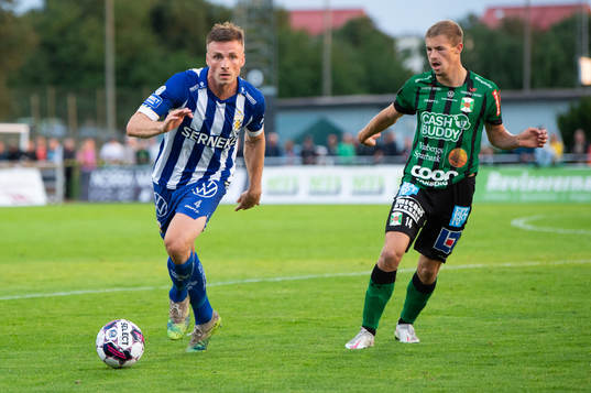 IFK Göteborgs Carl Johansson och Varbergs Oliver Alfonsi