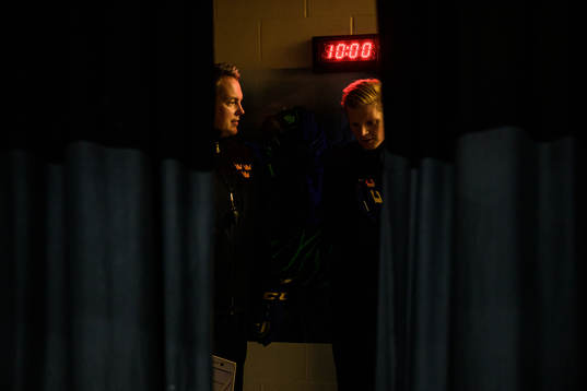 Head coach Tomas Montén and assistant coach Patrik
