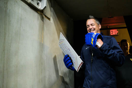 Head coach Tomas Montén of the Swedish under-20 national