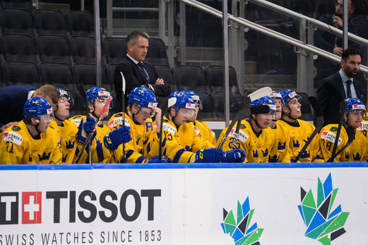Head coach Tomas Montén of Sweden