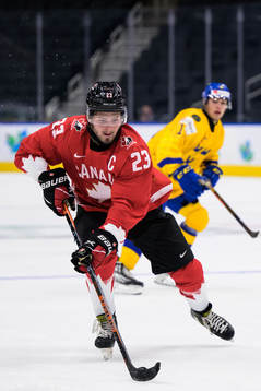 Mason McTavish of Canada