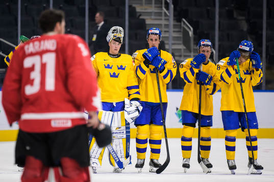 Goaltender Calle Clang, Daniel Torgersson, Oskar Magnusson