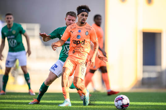Jönköpings Södras Daniel Ljung och AFC Eskilstunas