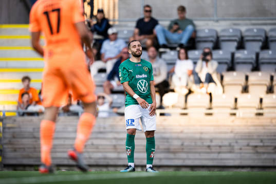 Jönköpings Södras Malkolm Moenza deppar