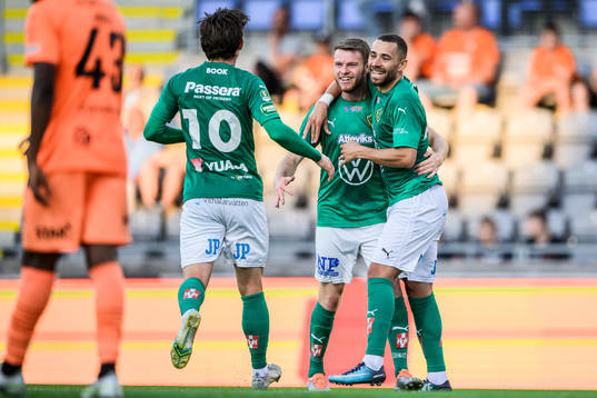 Jönköpings Södras Daniel Ljung jublar