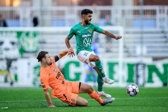 AFC Eskilstunas Abdelkarim Mammar Chaouche och Jönköpings