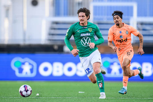 Jönköpings Södras Robin Book och AFC Eskilstunas Victor