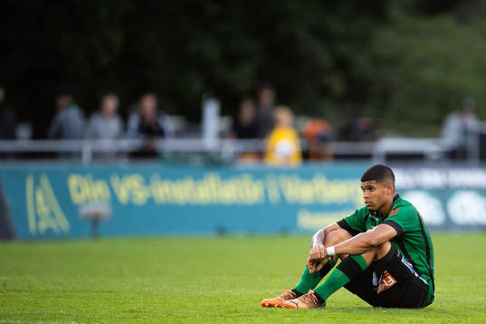 Varbergs Luke Le Roux deppar