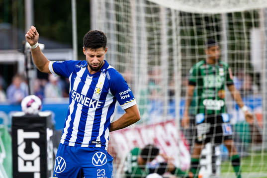 IFK Göteborgs Kevin Yakob jublar