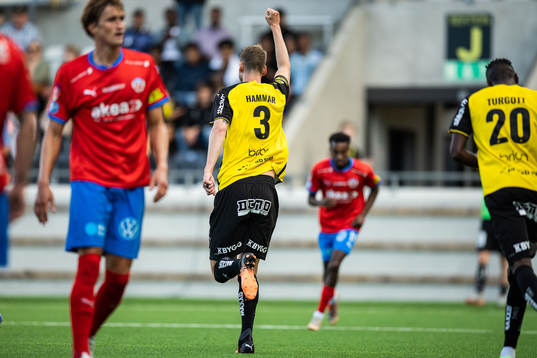 Häckens Johan Hammar jublar