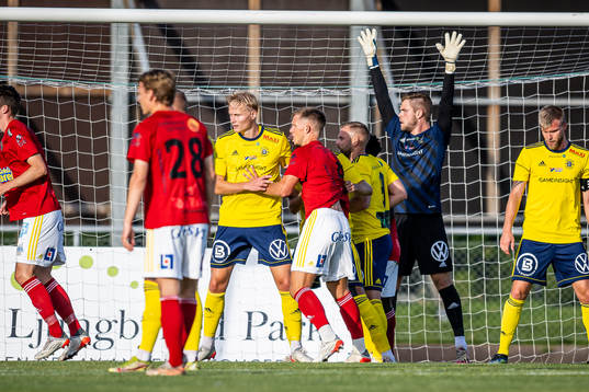 Ängelholms målvakt Robin Streifert
