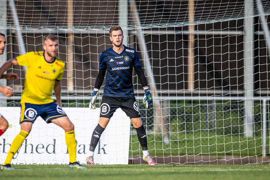 Ängelholms målvakt Robin Streifert