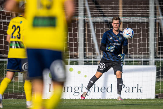 Ängelholms målvakt Robin Streifert