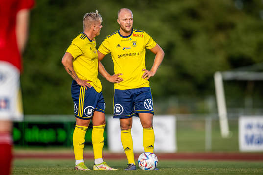 Ängelholms Emil Håkansson och Christian Ljungberg