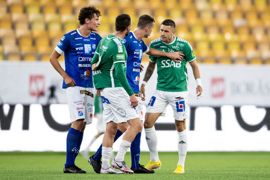 Brages André Reinholdsson och Niklas Söderberg irriterade