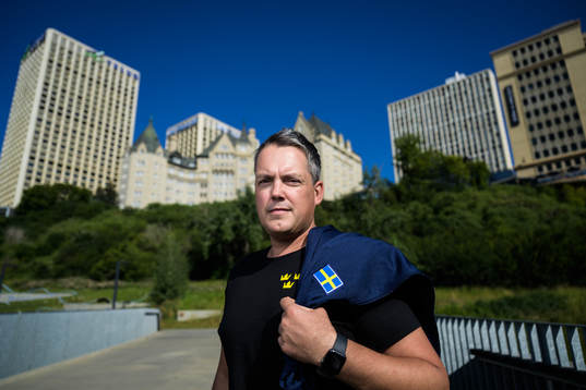 Head coach Tomas Montén of Sweden poses for a portrait