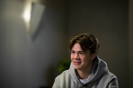 William Wallinder of Sweden at a press meet