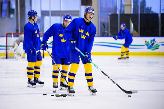 William Wallinder of Sweden at a practice session