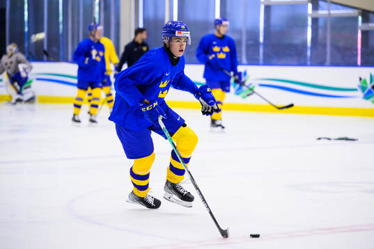 William Wallinder of Sweden at a practice session