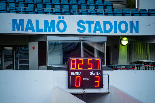 0-3 på Malmö Stadion