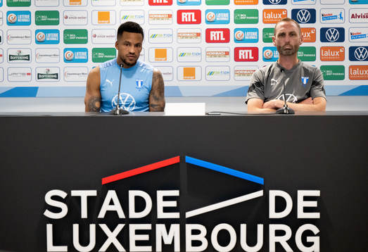 Martin Olsson and head coach Andreas Georgson