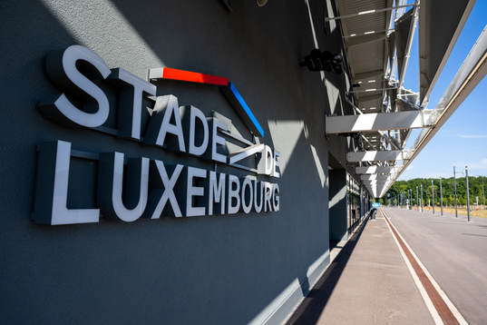 Exterior of the arena State de Luxembourg